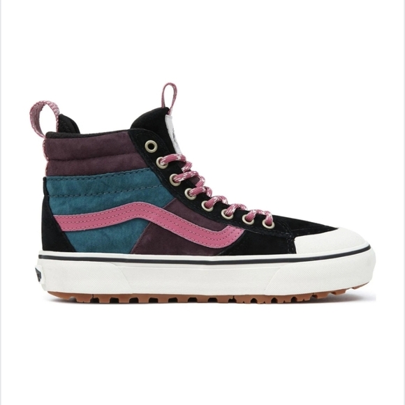 Vans SK8-HI Mte-2 Black Pink White Women Size 6 Trekker Multicolor 012026 - Picture 2 of 6